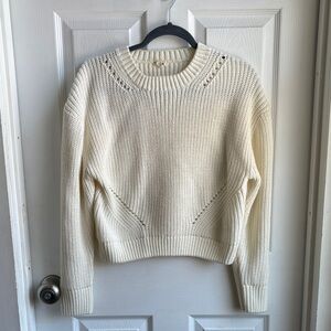 Garage Cream Knit Women's Sweater